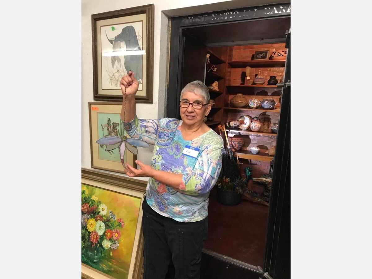 Roadrunner Emporium Present Denise MerchantStained Glass Making Class 2nd Life Media