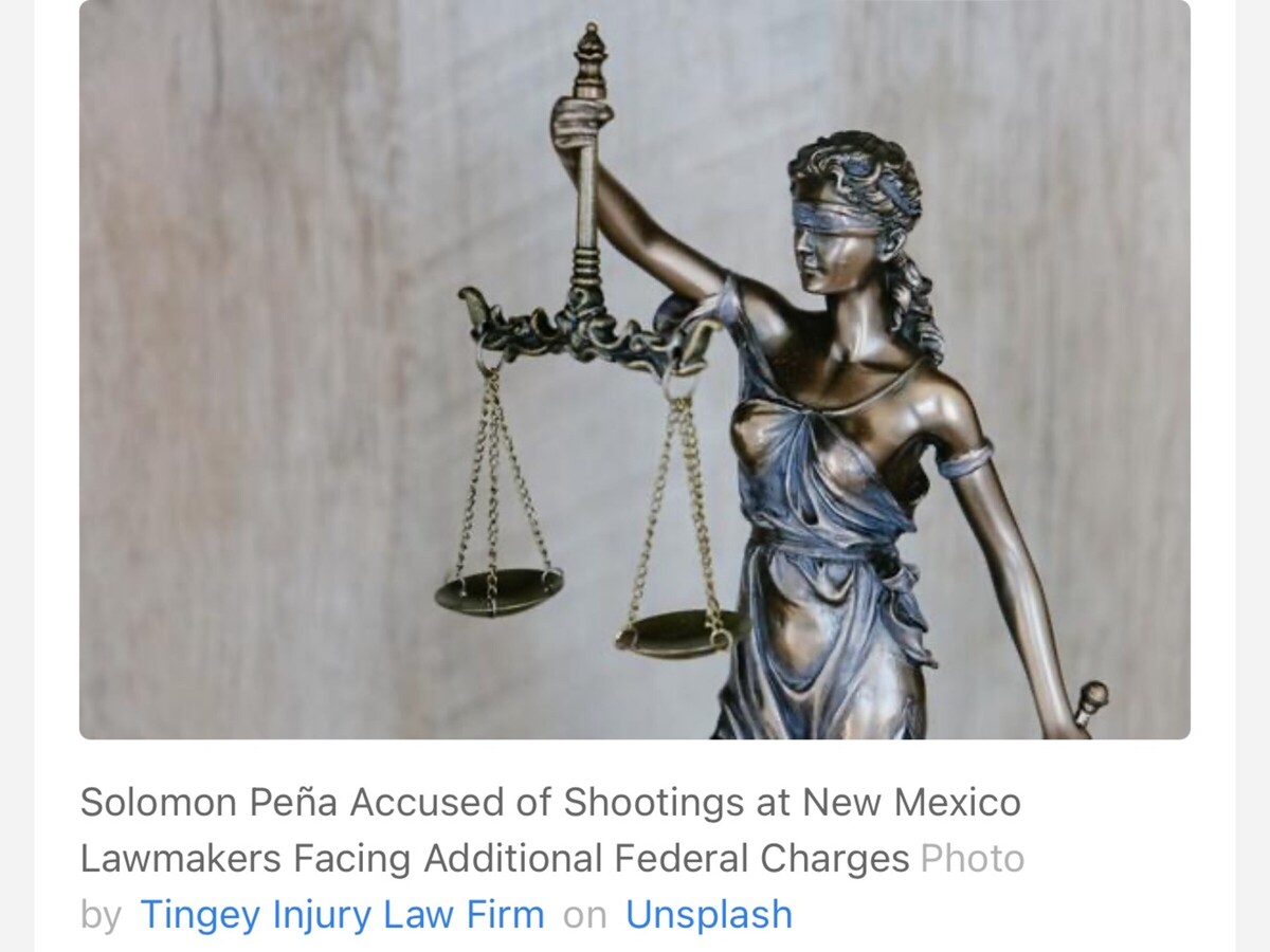 Solomon Peña Accused of Shootings at New Mexico Lawmakers Facing Additional Federal Charges