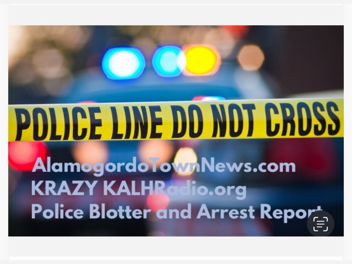 Alamogordo Police Activity Logs: July 1 through 7, 2024