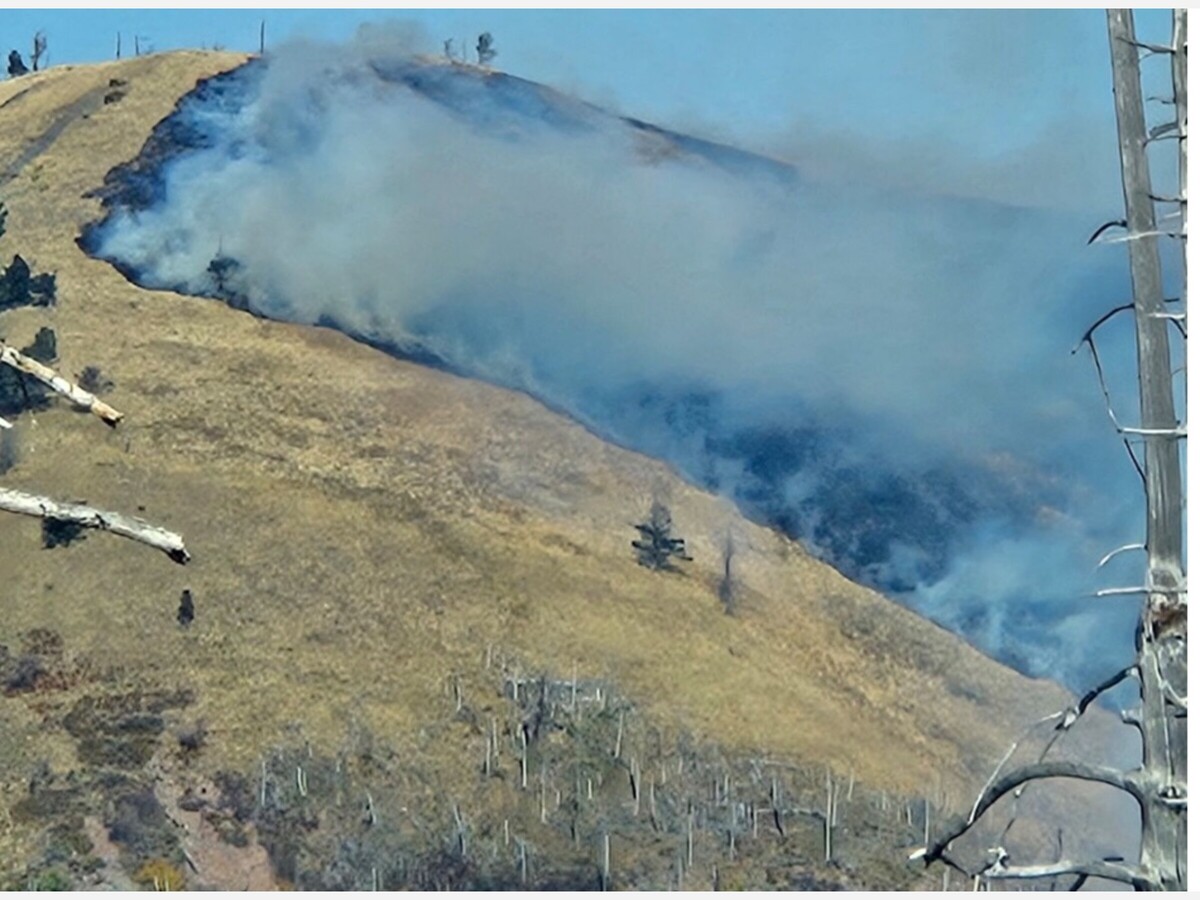 The Blue Front Fire Has Burned 316 Acres Zero Containment 