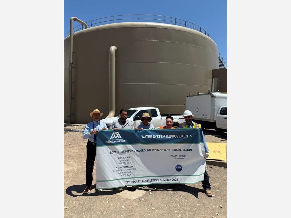 Alamogordo Infrastructure A Priority with Real Time Results