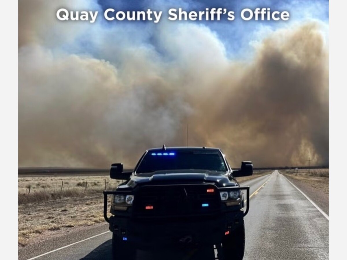 New Wildfire Erupts in Quay County: 352 Fire Burns 1,000 Acres Near San Jon, Threatening Structures