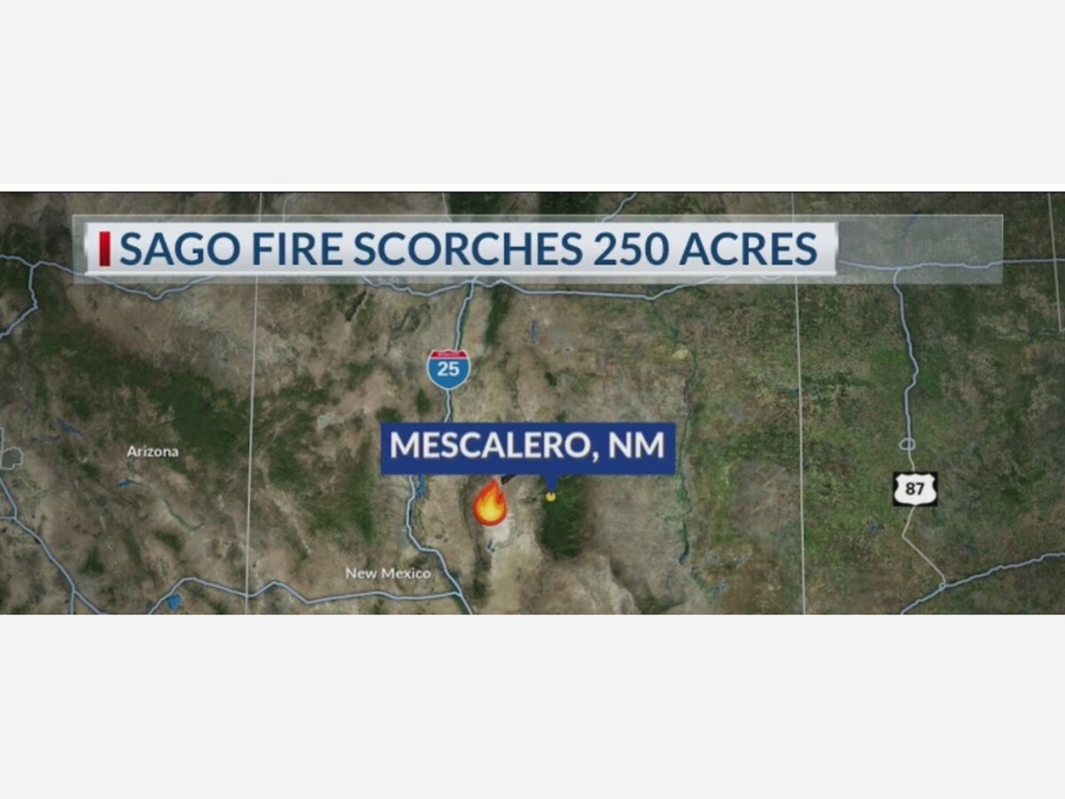 Sago Fire Update – March 29, 2026: Smoldering Blaze Holds at 300 Acres with 0% Containment on Mescalero Reservation