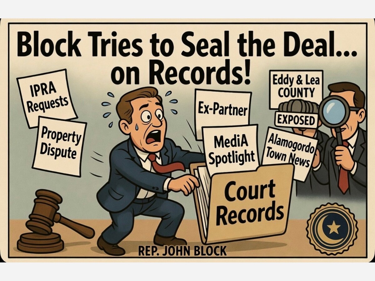 Rep. John Block Files Emergency Motion to Strike Filing, Seal Court Records from Eddy and Lea County Exposed & ATN IPRA Requests 