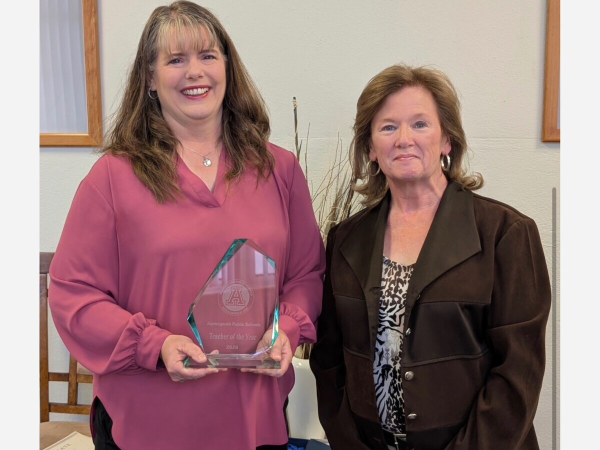 North Elementary Kindergarten Teacher Jill Clark Named Alamogordo Public Schools 2026 Teacher of the Year