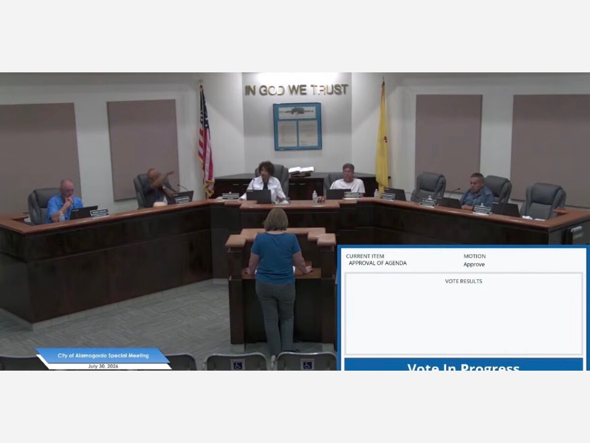 Alamogordo City Commission Approves Budget, $109 Million Cash on Hand 
