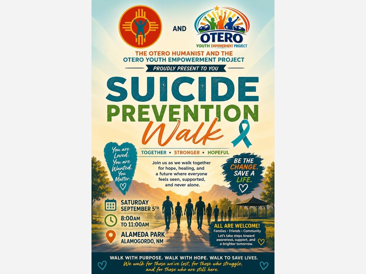 Changing the Narrative on Suicide’ brings walk, workshops and mayoral proclamation to Alameda Park Saturday