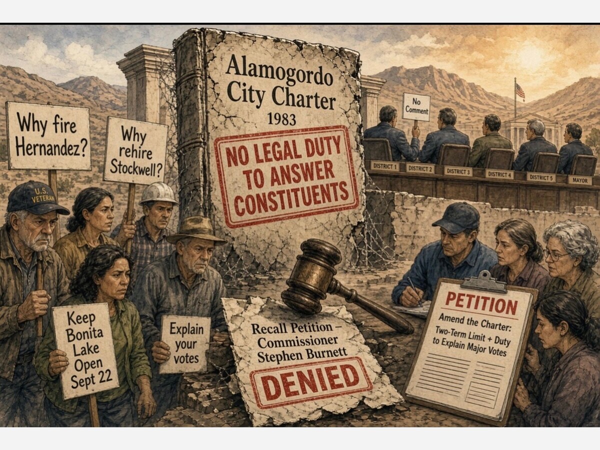 EDITORIAL: Alamogordo's Charter Protects Officials, Not Citizens. Voters Should Rewrite It