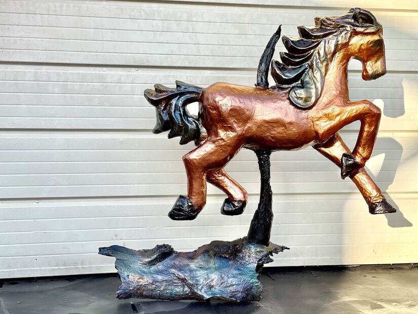 Original Rene Sepulveda Carrousel Horse Sculpture