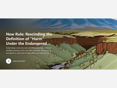 New Rule: Rescinding the Definition of “Harm” Under the Endangered Species Act
