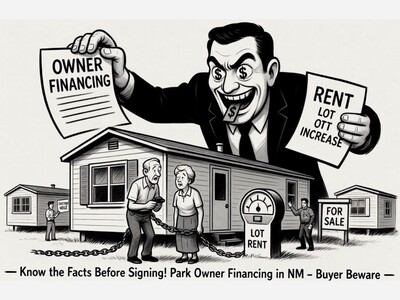 Park Owner Financing Your Mobile Home, Know the Facts By Gary Perry 