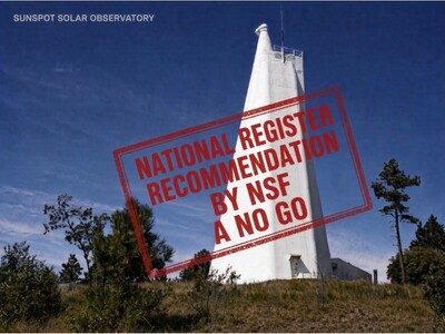 NSF refuses historic listing for Sunspot