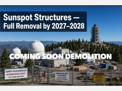 Sunspot Slated for Demolition and To Be Gone By 2028  