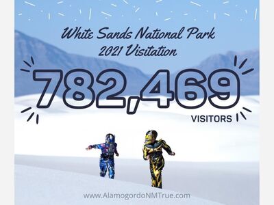Almost 800,000 visits to White Sands National Park