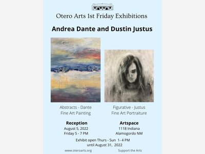 AlamogordoTownNews.com Andrea Dante and Dustin Justus Exhibition Opens at Otero ArtSpace Friday