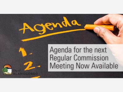 Alamogordo City Commission Meeting Tuesday 630 pm