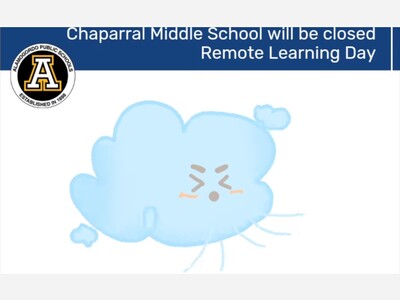 Chaparral Middle School Closed this Week due to Roof Damage 