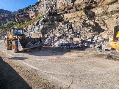 US 82 Back Open After Second Rock Slide in a Year 