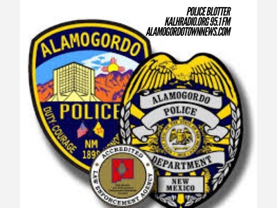 Alamogordo Police Department Activity and Arrest Sept 15th thru 17th 2023