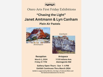 Chasing the Light” pastels by Janet Amtmann & Lyn Canham open at Otero Artspace on March 1 @ 5 PM