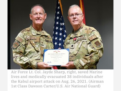 Air Force Lt. Col. Jayde Sharp Awarded Bronze Star, President Issues Statement of Remembrance 