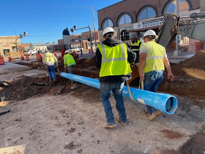 Businesses are Open as 900 Block New York Avenue Utility Upgrades Progress