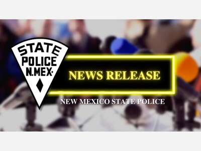 New Mexico State Police Conduct Statewide Warrant Round-Up and Police Involved Car Crash Investigation 