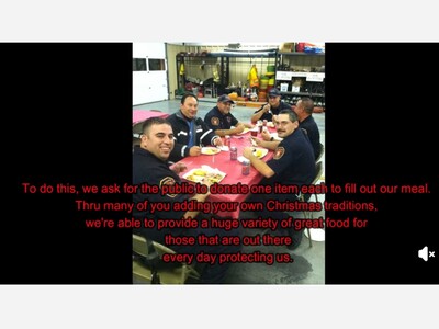 Help and Donations Needed for the First Responders Christmas Eve Dinner