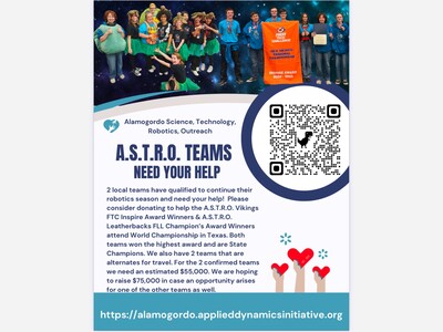 The Alamogordo Science Technology Robotics Outreach (A.S.T.R.O.) Success and Innovation 