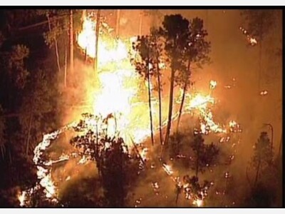 High Winds and Fire Lead to Evacuation Near Cloudcroft 