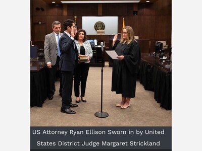 Alamogordo Raised Ryan Ellison Sworn In as United States Attorney for the District of New Mexico