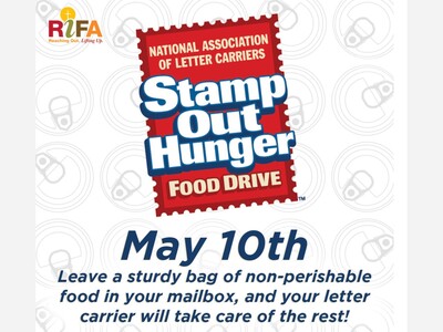 National Association of Letter Carriers Stamp Out Hunger® Food Drive May 10th, 2025