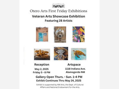 Otero Arts Veteran Arts Showcase Opens Friday, May 2 at Otero Artspace