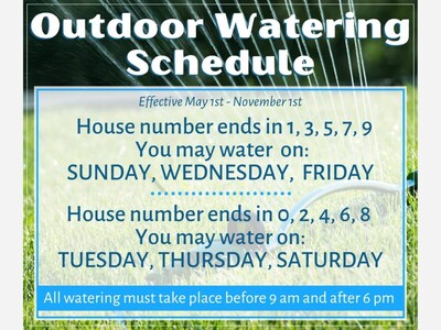 Alamogordo Outdoor Watering Schedule Restrictions 2025