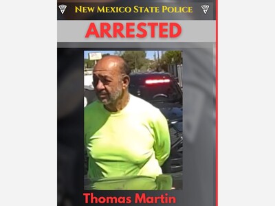 New Mexico State Police Officer Arrests Bank Robbery Suspect