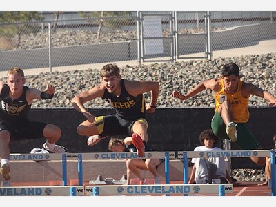 Tiger Track Girls 2nd at District, Boys 3rd