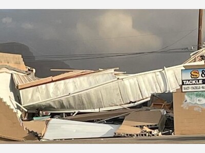 Building Collapse, 2000 Without Power, Fire in Alamodosa