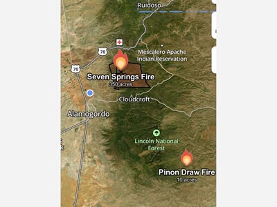 Seven Springs Fire Mescalero Evacuations Lifted, Pinon Draw Fire Contained