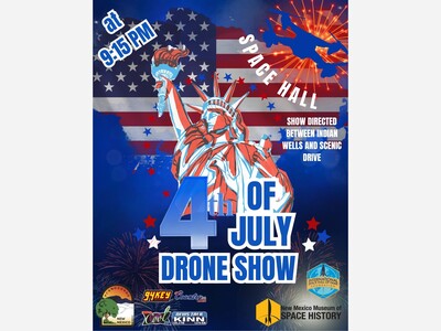 Save the Date 4th of July Drone Show and Parade Alamogordo 