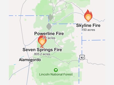 3 Nearby Fires Stress First Responders with Flash Flood Watch Issued