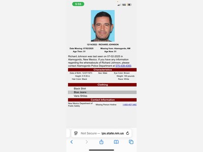 Family and Police Seeking Information on Missing Person 