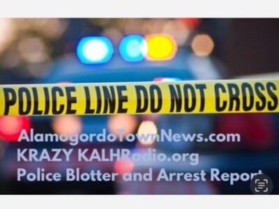 Alamogordo Police Activity and Arrests thru Aug 28th, 2025
