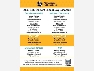 Alamogordo Public Schools March to a New Session