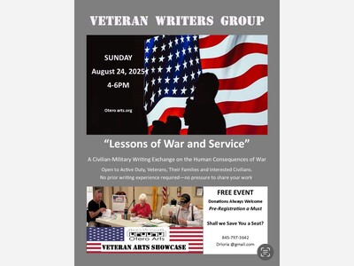 Otero Arts Hosts Multiple Events for Veterans, Active Duty Military and Military Connected 