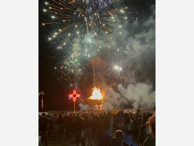 Alamogordo’s Burning of the Bull Celebrated it 7th Year of Community Renewal Through Fire and Celebration Saturday Night
