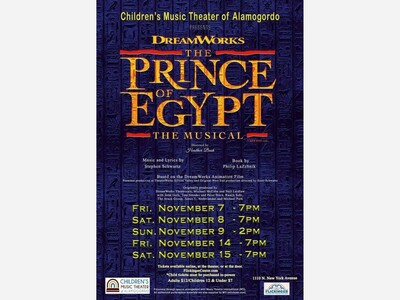 Children’s Music Theater of Alamogordo Unveils “Prince of Egypt” This Weekend—with Sweet Treats, Crowns, and Costumes Galore