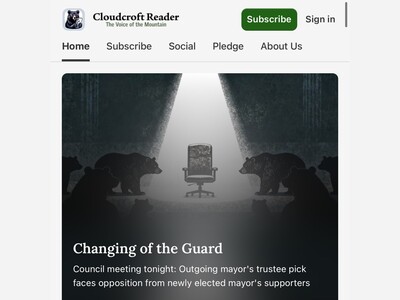 Cloudcroft Reader Reports Willett Appointed to Cloudcroft Village Trustee Board Amid Controversy 