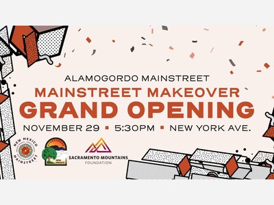 Alamogordo MainStreet Makeover Unveils Revitalized Heart of Downtown with Grand Ribbon-Cutting Ceremony Saturday 