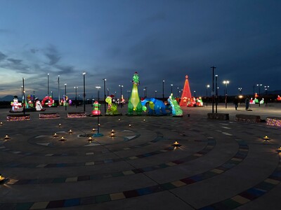 Don’t Miss This Magical Holiday Experience: Trinity Turtle Healing Labyrinth Park Lights Up Alamogordo!