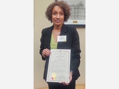 Alamogordo Mayor Sharon McDonald Honored at State Capitol During African American Day